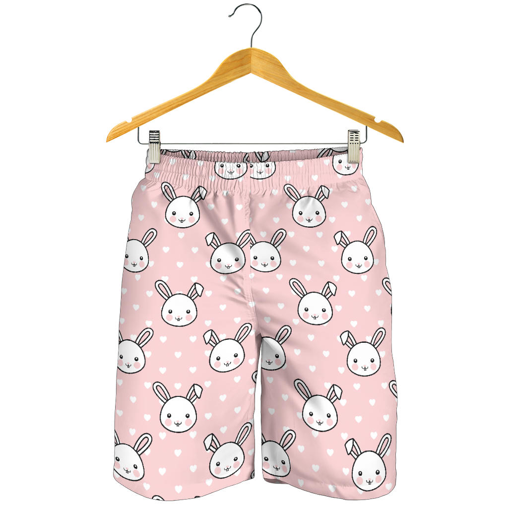 Rabbit Pattern Print Design RB02 Mens Shorts