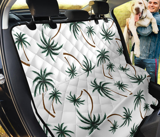 Palm Tree Pattern Print Design PT07 Rear Dog  Seat Cover