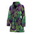 Palm Leaves Pattern Print Design PL03 Women Bathrobe