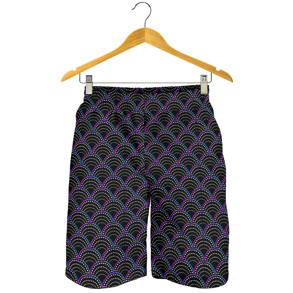 Mermaid Pattern Print Design 09 Mens Shorts
