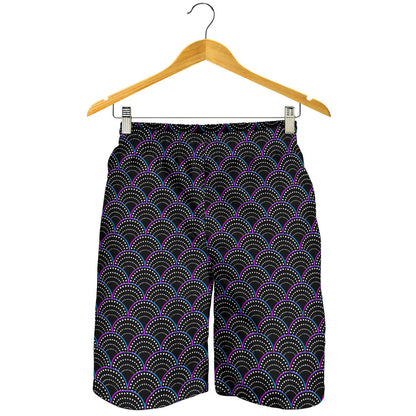 Mermaid Pattern Print Design 09 Mens Shorts
