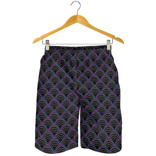 Mermaid Pattern Print Design 09 Mens Shorts