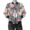 Alpaca Pattern Print Design 03 Women's Bomber Jacket