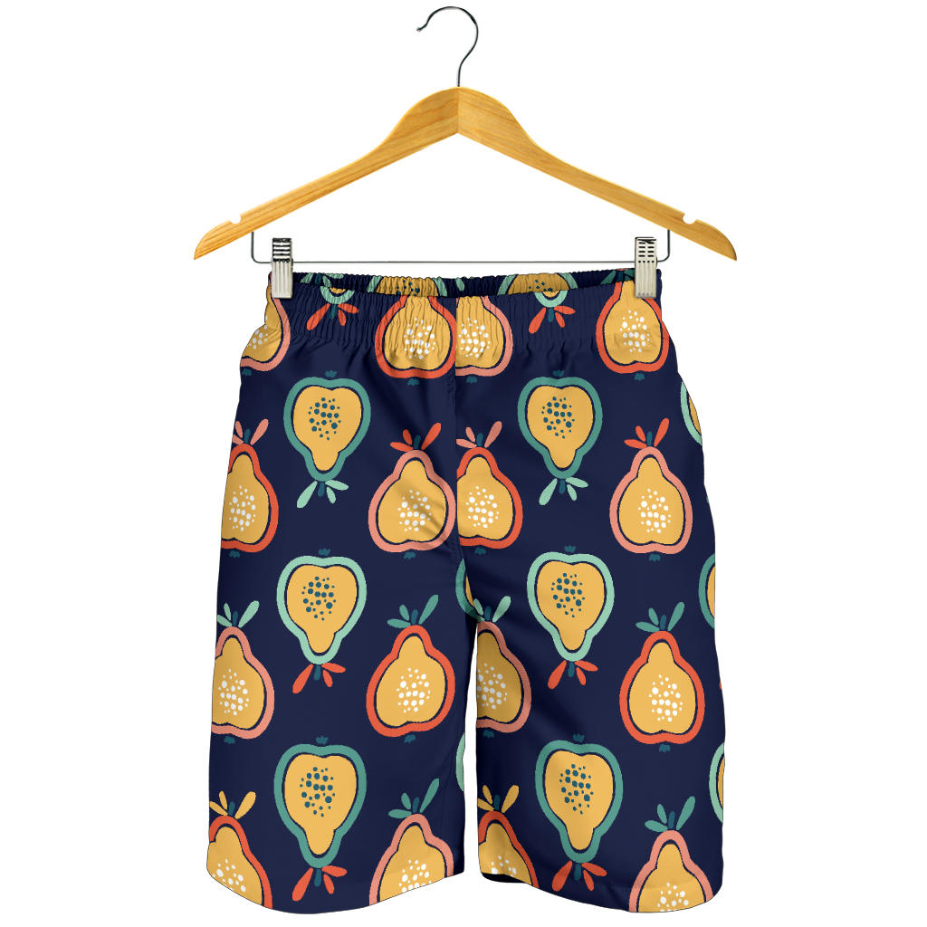 Pear Pattern Print Design PE03 Mens Shorts