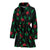 Cranberry Pattern Print Design CB01 Women Bathrobe