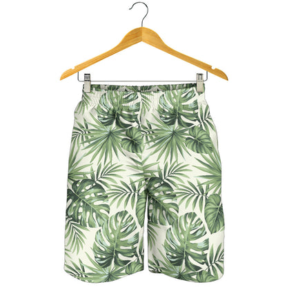 Palm Leaf Pattern Print Design A02 Mens Shorts