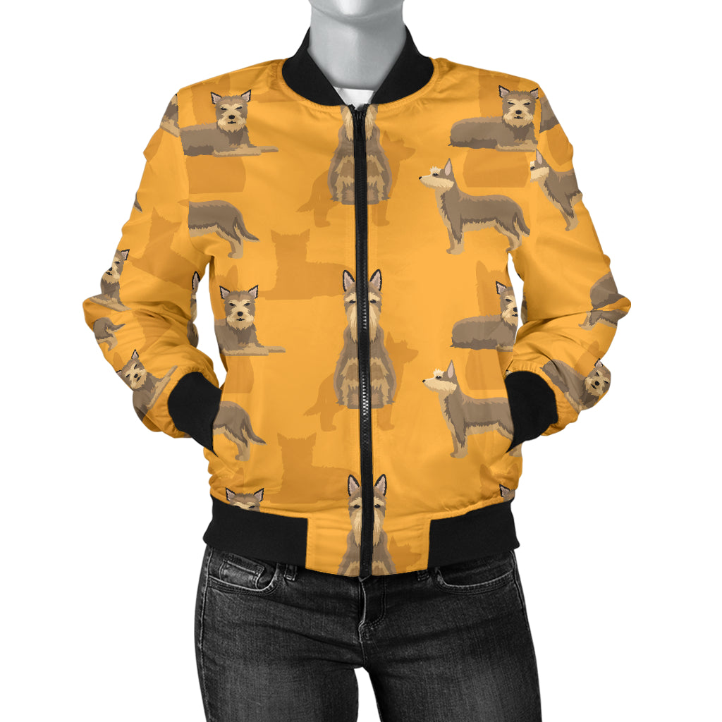 Berger Picard Pattern Print Design 01 Women's Bomber Jacket