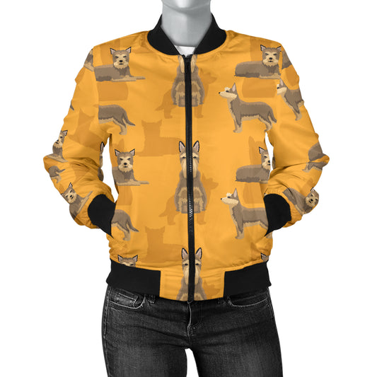 Berger Picard Pattern Print Design 01 Women's Bomber Jacket