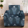 Elephant Mandala Armchair Slipcover