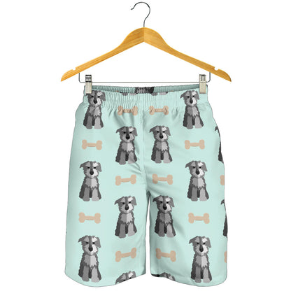 Schnauzers Pattern Print Design A03 Mens Shorts