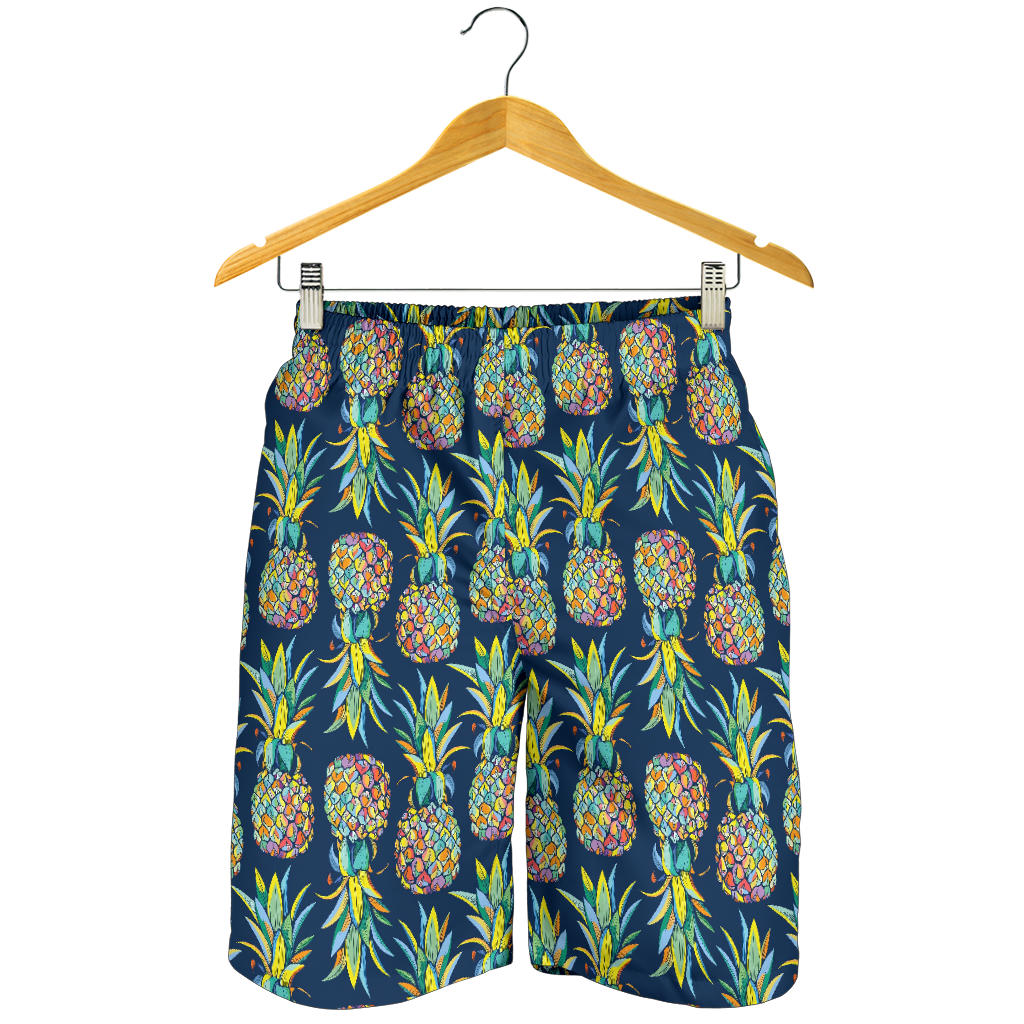 Pineapple Color Art Mens Shorts
