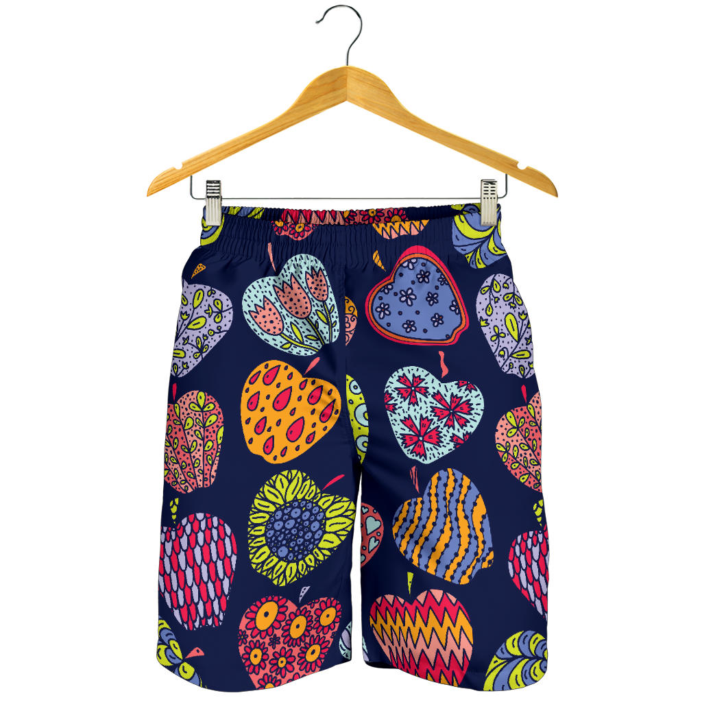 Apple Pattern Print Design AP05 Mens Shorts