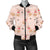 Chihuahua Pattern Print Design 04 Women's Bomber Jacket