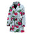 Cherry Pattern Print Design CH01 Women Bathrobe