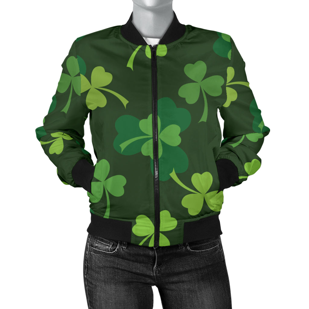 Irish Pattern Print Design 03 Women's Bomber Jacket