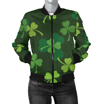 Irish Pattern Print Design 03 Women's Bomber Jacket
