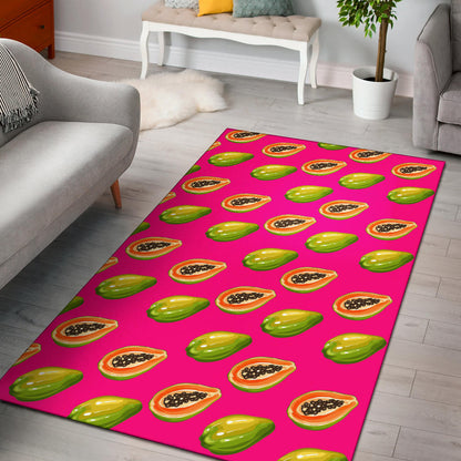 Papaya Pattern Print Design PP02 Area Rugs