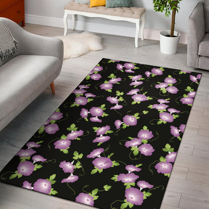 Morning Glory Pattern Print Design MG02 Area Rugs