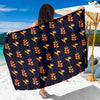 Heliconia Pattern Print Design HL06 Sarong Pareo Wrap