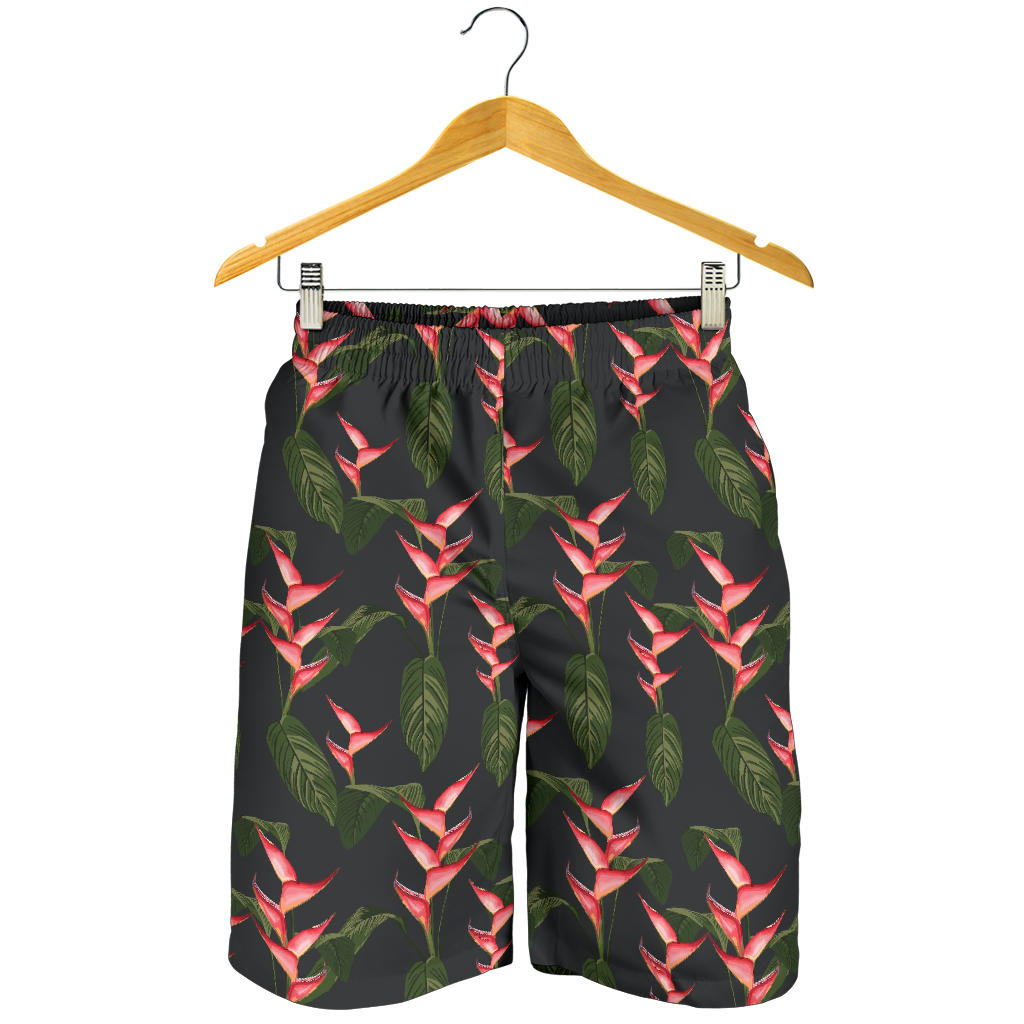Heliconia Pattern Print Design HL07 Mens Shorts