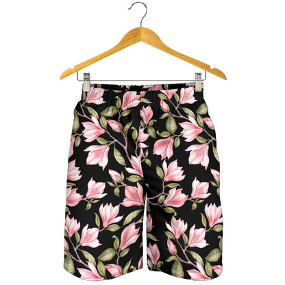 Magnolia Pattern Print Design MAG03 Mens Shorts