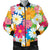 Daisy Pattern Print Design DS05 Men Bomber Jacket