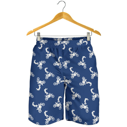 Motocross Pattern Print Design 01 Mens Shorts