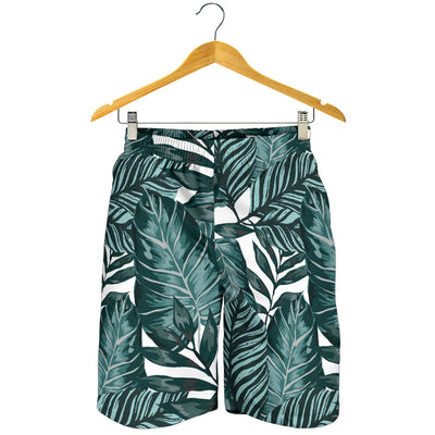 Tropical Palm Leaves Pattern Mens Shorts