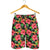 Red Hibiscus Pattern Print Design HB07 Mens Shorts