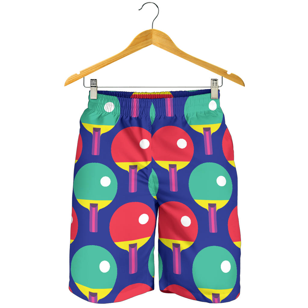 Ping Pong Pattern Print Design A03 Mens Shorts