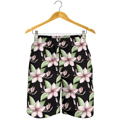 Plumeria Pattern Print Design PM02 Mens Shorts