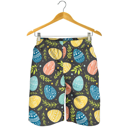 Easter Eggs Pattern Print Design RB01 Mens Shorts
