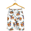 Moose Cute Pattern Print Design 01 Mens Shorts