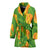 Tulip Orange Pattern Print Design TP07 Women Bathrobe