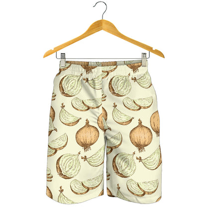 Onion Pattern Print Design A02 Mens Shorts