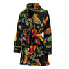 Tulip Boho Pattern Print Design TP09 Women Bathrobe