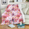 Bird Of Paradise Pattern Print Design BOP011 Fleece Blanket