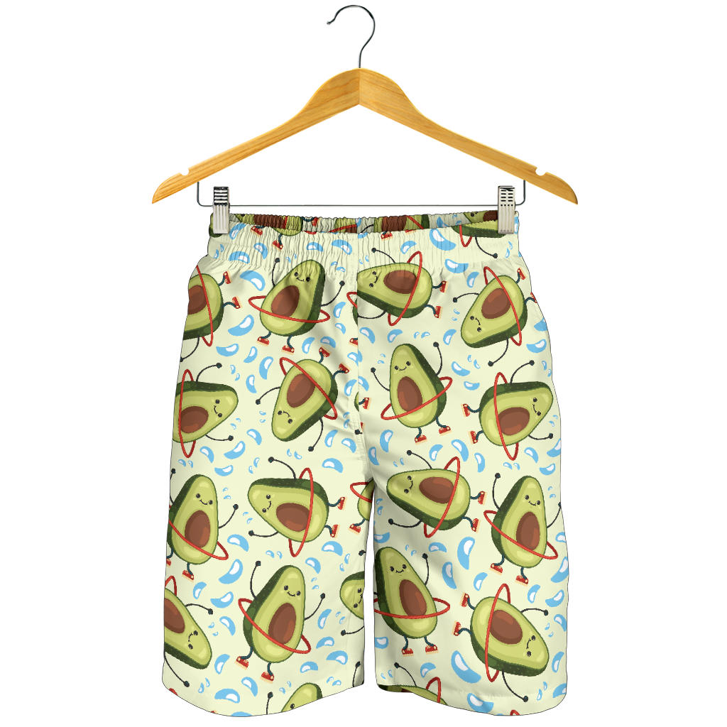 Avocado Pattern Print Design AC02 Mens Shorts