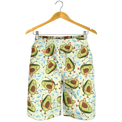 Avocado Pattern Print Design AC02 Mens Shorts