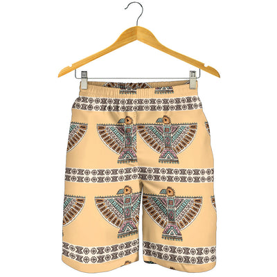 Native American Eagle Pattern Mens Shorts