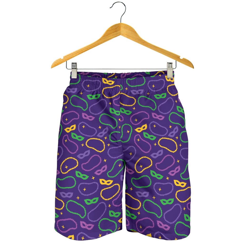 Mardi Gras Pattern Print Design 04 Mens Shorts
