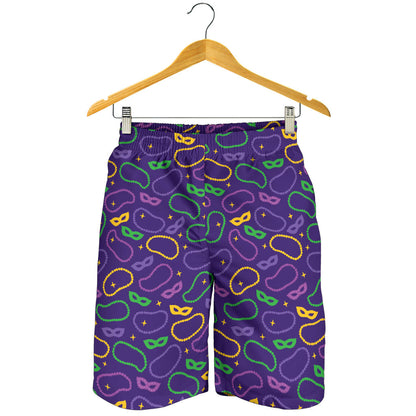 Mardi Gras Pattern Print Design 04 Mens Shorts