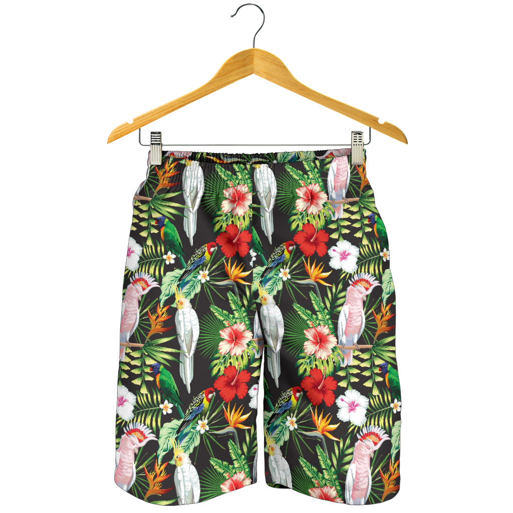 Tropical Flower Pattern Print Design TF03 Mens Shorts