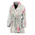 Rose Pattern Print Design RO016 Women Bathrobe