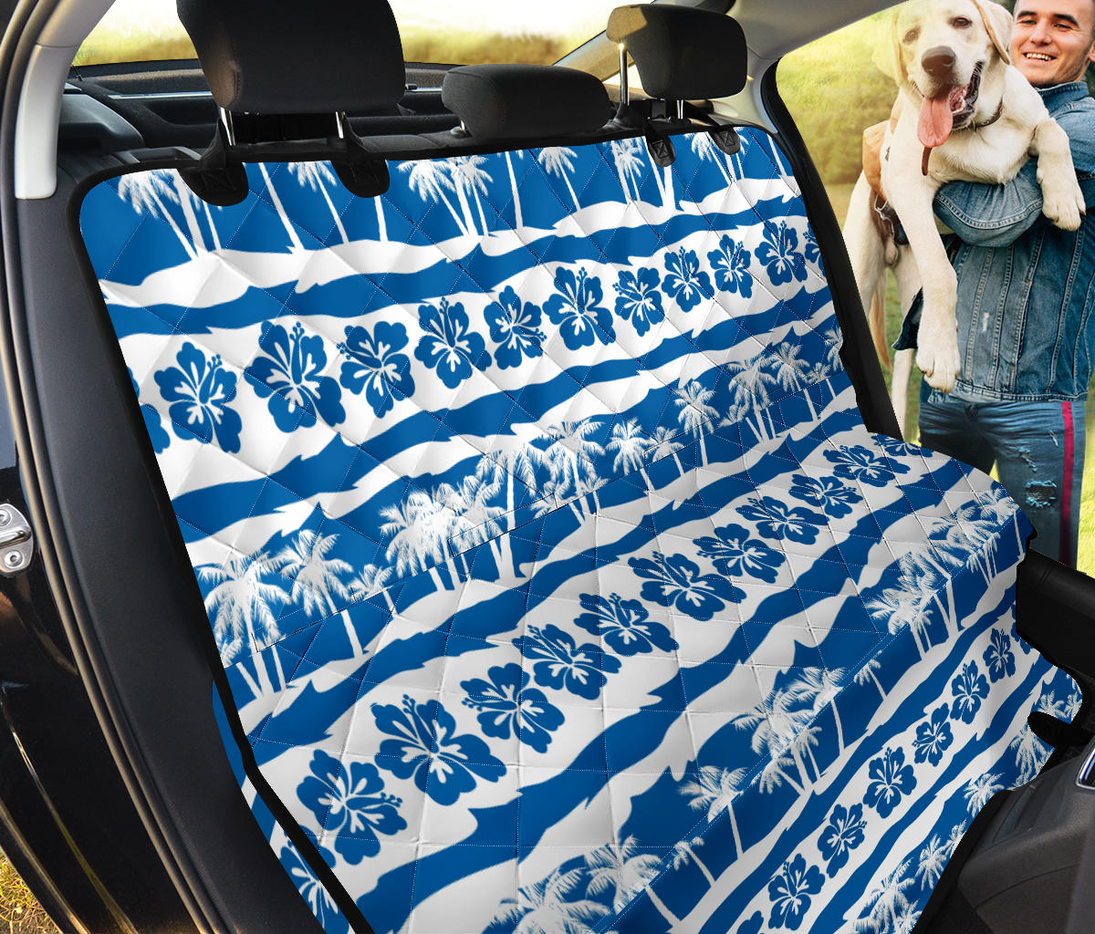 Hawaiian Themed Pattern Print Design H021 Rear Dog  Seat Cover