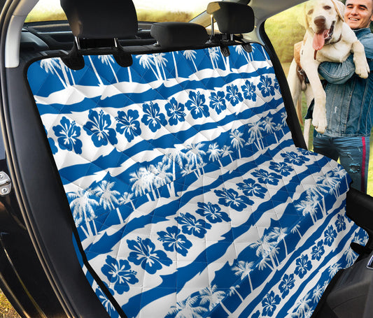 Hawaiian Themed Pattern Print Design H021 Rear Dog  Seat Cover