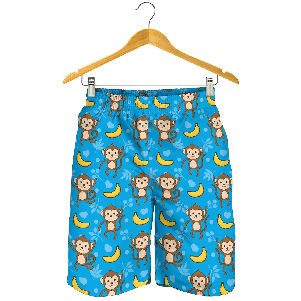 Monkey Pattern Print Design 05 Mens Shorts