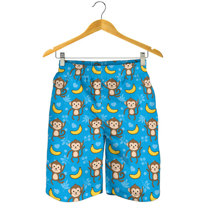 Monkey Pattern Print Design 05 Mens Shorts