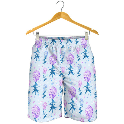 Lilac Pattern Print Design LI05 Mens Shorts