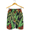 Hawaiian Flower Tropical Palm Leaves Mens Shorts